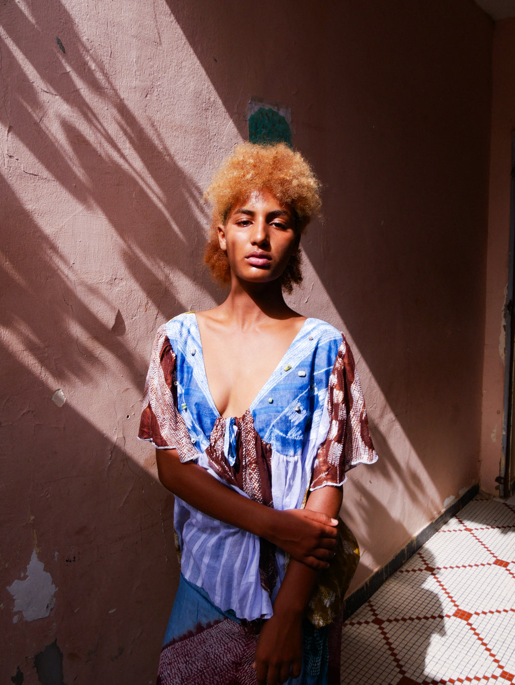 Asma Top Blue